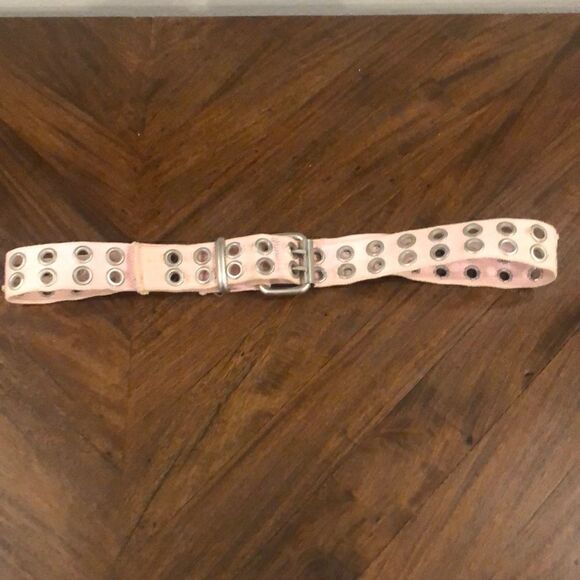 Pink casual belt  - Picture 1 of 3